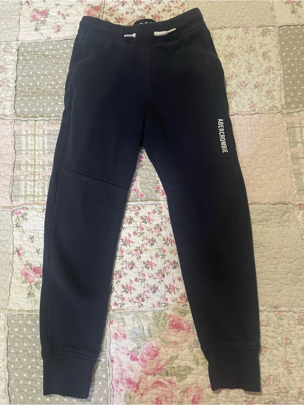 Abercrombie & Fitch Kids Navy-Black Jogger Sweatpants